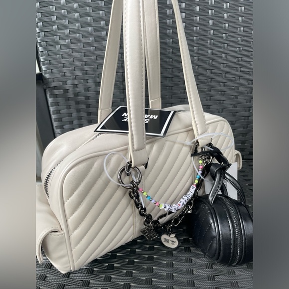 Steve Madden Bag, Steve Madden Shoulder Bag,Steve Madden white Bag. - Picture 5 of 16